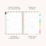 2026-2027 Berry Stripe Spiral Weekly Simplified Planner -