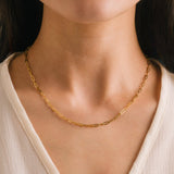Paperclip Chain Necklace | Layering Necklace | 18K Chain
