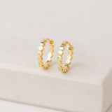 Cleo Hoop Earrings | Gold Hoop Earrings | Golden Hoops
