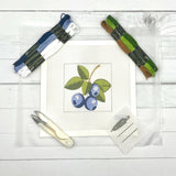 Blueberries Needlepoint Design