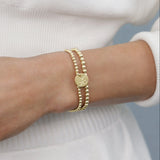 eCollegiate Classic Gold 3mm Bracelet Alabama