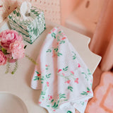 Weezie Scalloped Floral Hand Towel