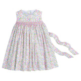 Cheekwood Floral Simply Smocked Dress