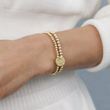 eCollegiate Classic Gold 3mm Bracelet Auburn
