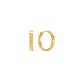 Cleo Hoop Earrings | Gold Hoop Earrings | Golden Hoops
