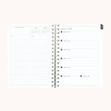 2026-2027 Blush Botanical Small Softcover Weekly Simplified Planner