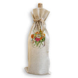 Square Vase with Flowers