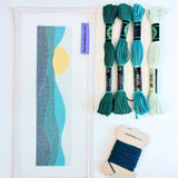 Green Mountains Bookmark Needlepoint Kit
