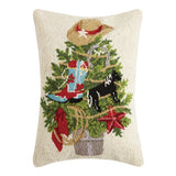 Christmas Tree Western Pillow