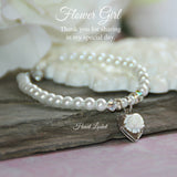 Flower Girl Wedding Bracelet Toddler Size CJ-160-5