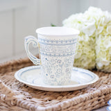 Pembroke Floral 7" Paper Dessert Plate