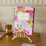 2026-2027 Blush Hydrangea Spiral Daily Simplified Planner -