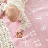 Milestone Mini Blush Blanket