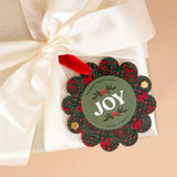 A Merry Moment Scalloped Round Picture Frame Ornament