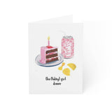 BIRTHDAY GIRL DINNER - Note Card 