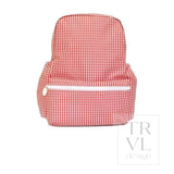 Gingham Red Backpacker