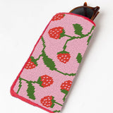 Strawberries Sunglasses Case Needlepoint Kit