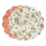 Vida Autumn and Branches Reversible Round Placemat