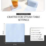 Glass Slipper Disposable Cotton Cocktail Napkins