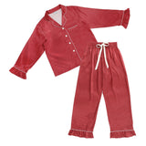Ruffled Pink Dot PJs