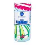 Monterosso Beach Towel Capri/Hot Pink/Sapphire
