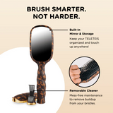 Boar Bristle Hair Brush Tortoise