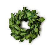 Boxwood Wreath Napkin Ring Set/4
