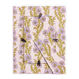 Blue Forget-Me-Not Picture Frame with Oval Opening, 4x6