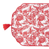Nutcracker Toile Reversible Tassel Table Runner