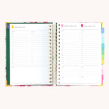 2026-2027 Blush Hydrangea Spiral Daily Simplified Planner -