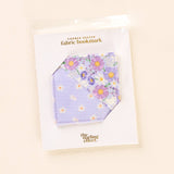 Corner Keeper Fabric Bookmark-Bouquet Beauty Purple