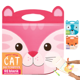 Carry Along Cat Sketchbook 9" x 7" - 60 Sheets
