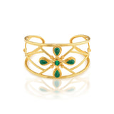 Monique Gem Cuff - Malachite