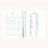 2026-2027 Blush Botanical Small Softcover Weekly Simplified Planner