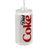 Glass Diet Coke Can Ornament