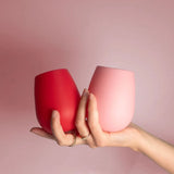 Cherry + Blush Fegg Silicone Unbreakable Glasses