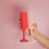 Cherry + Blush Seff Silicone Unbreakable Champagne Flute