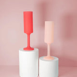 Cherry + Blush Seff Silicone Unbreakable Champagne Flute