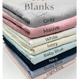 Baby Blue Baby Heirloom Quilt