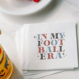 In My Football Era crimson and grey Bev Napkin
