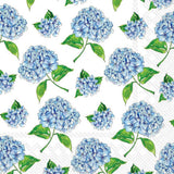 Scattered Hydranges Beverage Napkins
