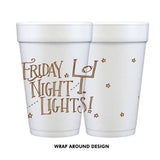 Friday Night Lights (3 colors) | Game Day Foam Cups
