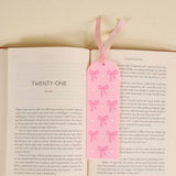 Bows Pink Acrylic Bookmark