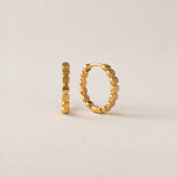 Cleo Hoop Earrings | Gold Hoop Earrings | Golden Hoops
