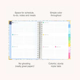 2026-2027 Pineapple Charm Spiral Weekly Simplified Planner