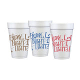 Friday Night Lights (3 colors) | Game Day Foam Cups