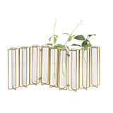 Metal Holder with Test Tube Vases