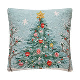Holiday Christmas Tree Hook Pillow