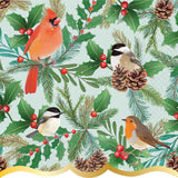 Snow Day Birds Luncheon Napkin