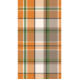 Proper Plaid-Pumpkin Guest Napkin